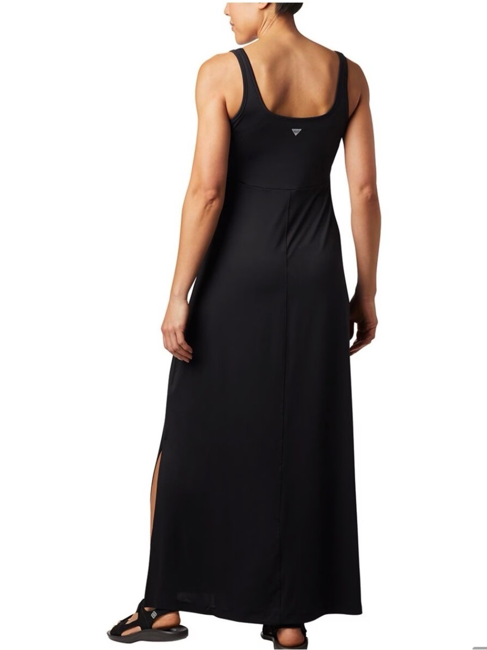 Black Tank Maxi Dress NWT Columbia PFG Freezer Size Large - Picture 5 of 16